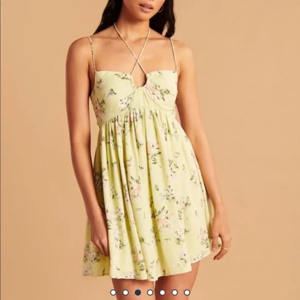 Abercrombie & Fitch Strappy Floral Babydoll Dress Size XSP